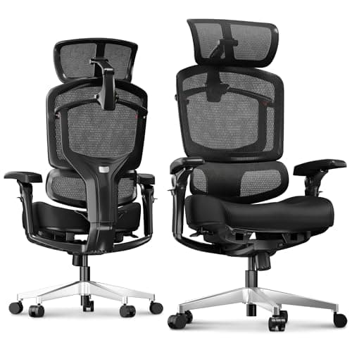 FLEXISPOT ErgoX-PRO Ergonomic Office Chair Black – Cloudtech Cushion, 5D Lumbar, 7D Armrests, 4D Headrest, 551LBS Capacity – Office, Gaming, Home - Image 1