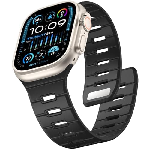 Odbeai Magnetic Sport Band Compatible with Apple Watch 49/46/45/44/42mm Men