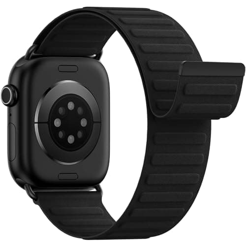 Magnetic Sport Bands Patented Compatible with Apple Watch Band 49mm 46mm 45mm 40mm 44mm 38mm 41mm 42mm for Men Women, Nylon Strap Replacement for iWatch Ultra/3/2/1 Series 11 10 9 8 7 6 5 4 3 2 1 SE - Image 1
