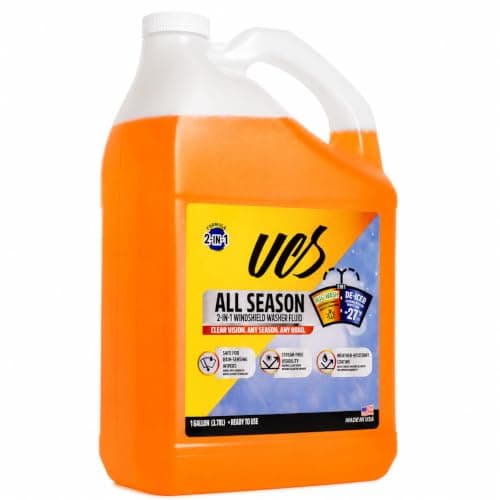 UCS Windshield Washer Fluid All Season -27°F, Freeze Protection, Water Repellent & Bug Remover, Streak-Free, 1 Gallon (128 fl oz) - Thumbnail 2