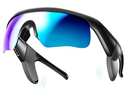 NICKLUC Bluetooth Sunglasses for Men & Women - Premium Clear Sound Open Ear Audio Glasses for Running Cycling, Polarized UV400, Anti-Slip Lightweight Comfort - Image 1