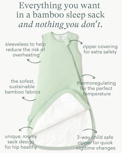 PurComfy Extra-Long Toddler Sleep Sack, Premium Bamboo Viscose Warm Sleeping Bag Supersoft 1.0 TOG Wearable Blanket 3T-4T-5T - Thumbnail 2