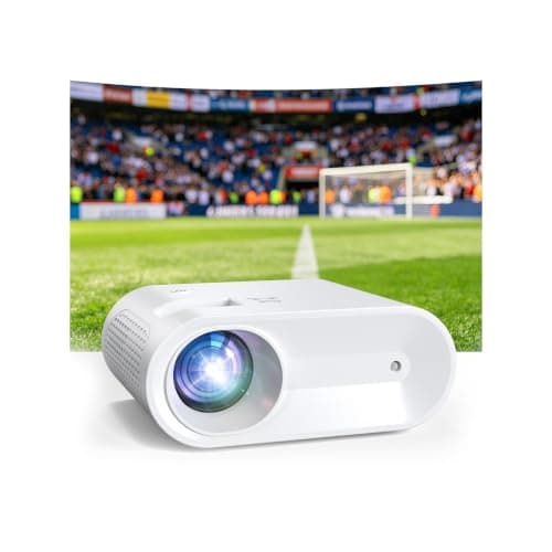 Mini Projector, YOWHICK 2026 Upgraded Full HD 1080P Support Video Projector, Portable Movie Projector for Home Theater, Compatible with iOS/Android/Windows/TV Stick/Box/USB/HDMI