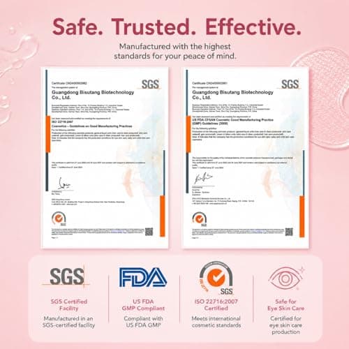Watofun PDRN Under Eye Patches for Puffy Eyes & Dark Circles with Peptide, Niacinamide & Collagen, Hydrating Eye Mask for Rejuvenating & Nourishing, Travel Essentials 60 Count, Korean Skin Care - Thumbnail 2