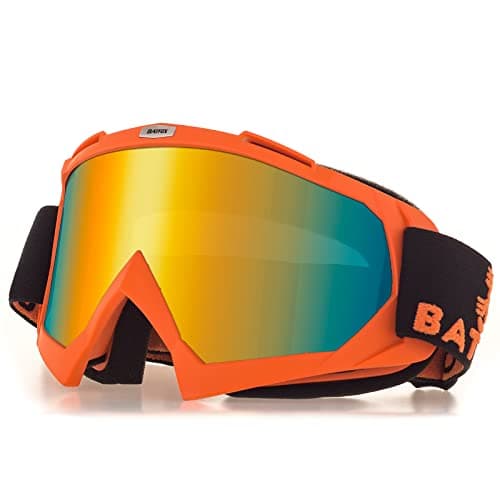 BATFOX Dirt Bike ATV Goggles Motorcycle Gear Riding Motocross Dirtbike 4-Wheeler MX DH Accessories Goggles Glasses for Men Women Youth UV400 Protection Dust-proof Anti-Slip Strap - Image 1