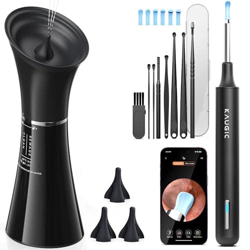 Ear Wax Removal Kit with Camera – Ear Cleaner Tool for Safe & Effective Ear Care – Includes Ear Camera for Visual Inspection & Gentle Ear Irrigation System – Complete Ear Cleaning Solution - Image 1