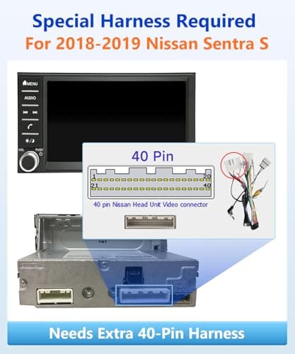 Wadpon 8Core 4G+64G Android 13 Radio for Nissan Sentra 2013-2019 Wireless Carplay Android Auto, 10.2" IPS Touch Screen for Sentra Stereo GPS 5G WiFi FM RDS EQ RDS Mirrorlink SWC - Thumbnail 3