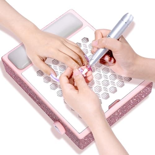 CHRISTINE SHELLY Nail Dust Collector, Cordless Dust Collector Nail Tech - Image 1