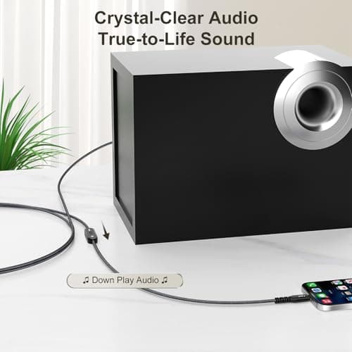 J&D USB C to XLR Microphone Cable, 2 in 1 Audio Cord with Switch Button, Supports Audio Recording and Playback, Compatible with iPhone 15 Series, XLR Female Connector, 6.6 feet - Thumbnail 5