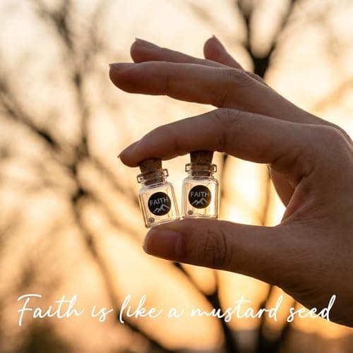 Bulk 30 Have a Little Faith Card Christian Gifts for Women, School Church Wedding Baptism Unique Christian Religious Inspirational Gifts for Women Men(Circle-30) - Thumbnail 4