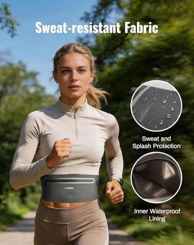 Running Belt for Women & Men-Ultra Light Slim Running Belts - Thumbnail 4