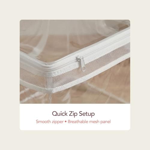 Marknox 20 Gallon Clear Storage Bags with Zipper, 2 Pack Extra Large (15.75 x 26 x 11.9 in) Transparent Plastic Bags for Clothes, Blankets, Quilts & Holiday Storage, Durable Reusable Organizer - Thumbnail 5