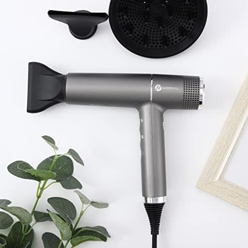 slopehill Hair Dryer with Unique Brushless Motor | Intelligent Fault Diagnosis | Innovative Microfilter | Oxy Active Technology | Led Display (Grey) - Thumbnail 6