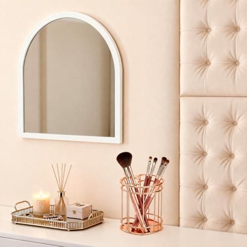 HBPHBP Makeup Brush Holder Organizer，Heart shapeMetal Makeup Organizers Countertop，Cosmetic Brushes Container for Vanity，Desktop, Bathroom(Heart shape) - Thumbnail 6
