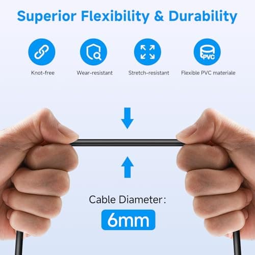 Caiord XLR Microphone Cables, 1 Pack 3 Feet Oxygen-Free Copper 3-Pin Male to Female Microphone Cable for Speaker, PA System, Podcast Audio Mixer, Studio Monitors, Audio Recording and More - Thumbnail 3