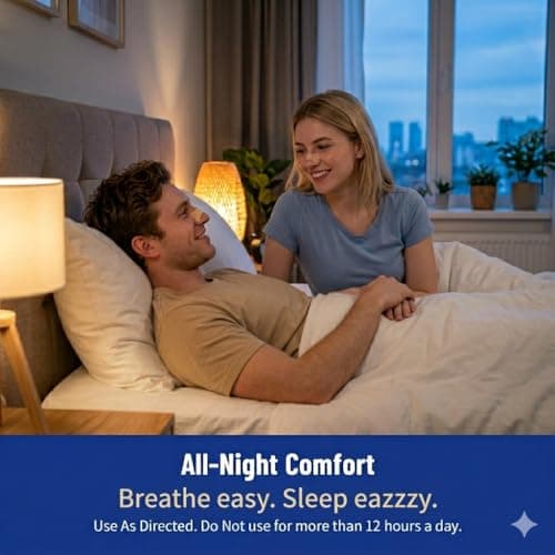 Upgraded Anti-Slip Nasal Strips for Breathing-Extra Strength Ergonomic Nose Strips,Nasal Strips for Snoring & Nose Strips for Better Breathing,Strong Adhesive Comfort Fit Improves Sleep (30 Pack) - Thumbnail 3