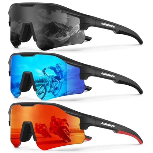 KALIYADI Mens-Sunglasses Polarized Running-Sunglasses: Sports Sun glasses Men Women UV400 Protection for Cycling Fishing - Image 1