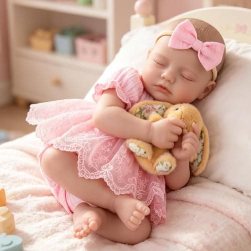 Milidool Reborn Baby Dolls - Realistic 20 Inches Real Life Baby Doll, Lifelike Newborn Baby Girl with Doll Accessories and Gift Box for 3+ Year Old Girls Kids - Thumbnail 6