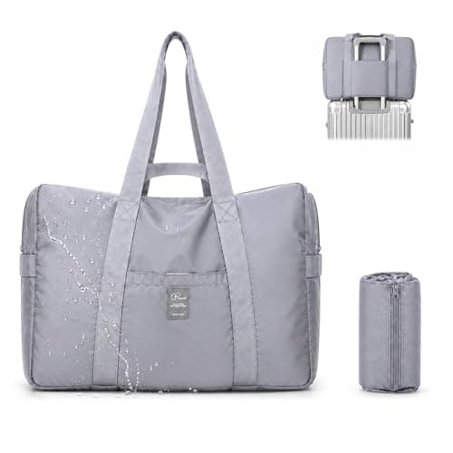 P.travel Foldable Travel Bag, Water-Resistant Lightweight Carry-On Duffel 26L, Packable Weekender Tote, Underseat Personal Item, Shoulder Strap & Hand Carry Bag for Women Men - Image 1
