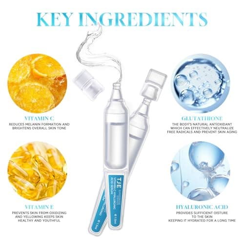 5% VC Hyaluronic Acid Serum for Face| 8-Tier Hyaluronic Acid for 72-Hour Moisture Lock | Anti-Aging, Firming & Brightening | Ceramide-Infused for Sensitive Skin Soothing -30pcs - Thumbnail 3