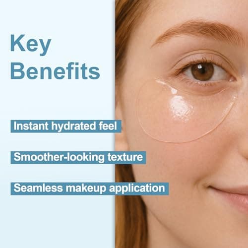 Hydra Reset Hydrogel Under-Eye Patches 28 Pairs - Hydraverse¹ Surface Phase Crystal Mask with Multi-Weight Hyaluronic Acid, Caffeine & Tremella for Instant Hydration, De-puffing & Makeup Prep - Thumbnail 3