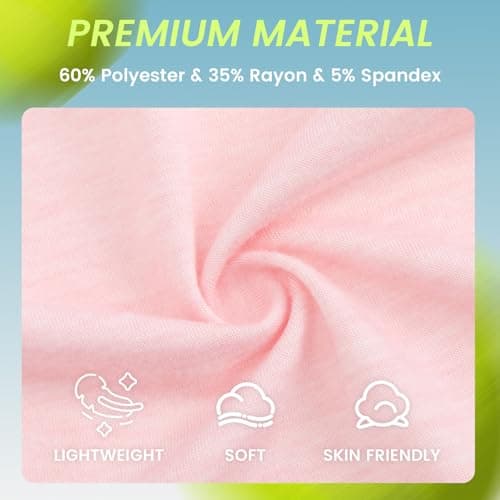 Gogokids Girls Shirts Long Sleeve Athletic Shirts Open Back Tops Active Sports Tshirts Yoga Workout Crop Tees, Pink, 11-12 Years - Thumbnail 4