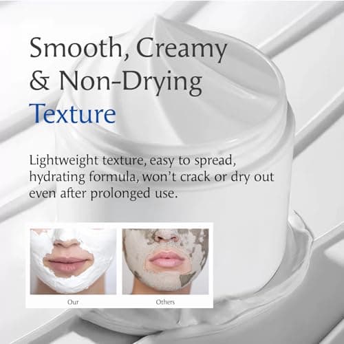 Deep Pore Cleansing Clay Mask for Face, Mud Mask for Oily Skin, Blackhead Mud Facial Mask - with Bentonite and Amazonian White Clay - Oil Control, Niacinamide Brightening, Pore Purifying, 100g - Thumbnail 4