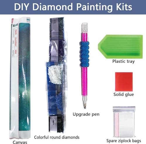 ijbnhd Diamond Art Kits for Adults - Dragonfly Diamond Painting Kits for Adults, 5D Dragonfly DIY Full Drill Gem Art Crafts for Home Wall Decor 12x16inch - Thumbnail 5