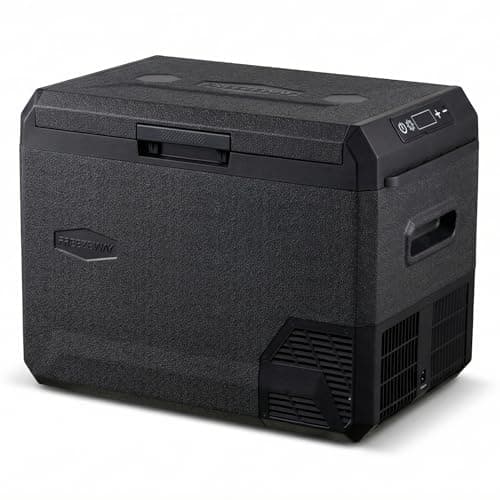 FreezeWay 12 Volt Car Refrigerator Fridge, 32QT Portable Refrigerator Car Fridge，Electric Cooler with Reversible Door, 12V Portable Freezer Cooler for Cars, Camping, Boating, Outdoor, Travel - Image 1