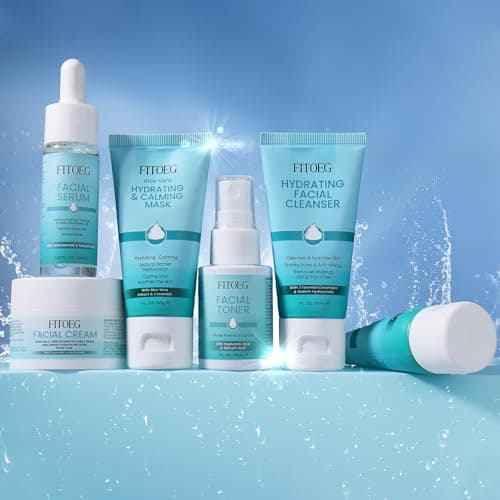 Teen Women Gifts,Skin Care,Skincare,Hydrate,Oil Control,Pore Shrinking,Anti-Allergy Facial Skin Care Routine Kit Travel Size Gift Set Stocking Stuffers for Teen Girls 10-12 16-18 & Women for All Skin - Thumbnail 2