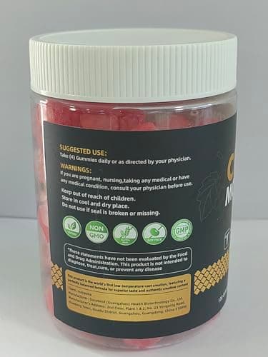 Nutravita Creatine Monohydrate Gummies for Men & Women-5g of Creatine Monohydrate per Serving - Sugar Free,Vegan, Grapes Flavor, 120 Count - Thumbnail 3