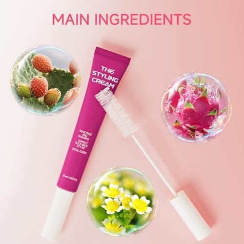 FAMIKYA Hair Mascara for Flyaways, Fly Away Hair Stick, Wax Stick for Hair, Lightweight Anti Frizz Slick Back Hair Styling Wax Stick, Taming Wand Gel for Smoothing Women Girls - Thumbnail 4