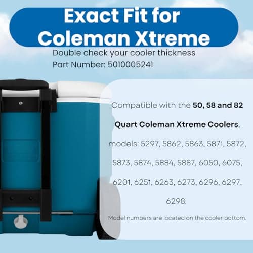 2 Pack 1.5” Cooler Drain Plug Replacement Kit for Coleman Xtreme – Exact Fit, No Leaks, Cap + Shaft + Gasket Included - Thumbnail 3