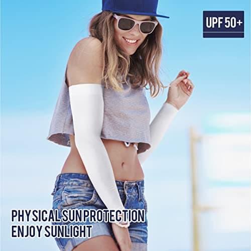 GOUNOD Arm Sleeves for Men Women,Compression Sleeves to Cover Arms for Men Working,Sun Sleeves for Men UV Protection - Thumbnail 2