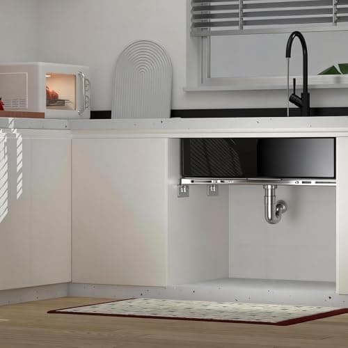 HAHOME Undermount Sink Brackets Support Kit, Adjustable Heavy Duty Stainless Steel Undermount Sink Repair Braces for Kitchen & Bathroom Sinks 28–39.4 Inch (2 Pack) - Thumbnail 4