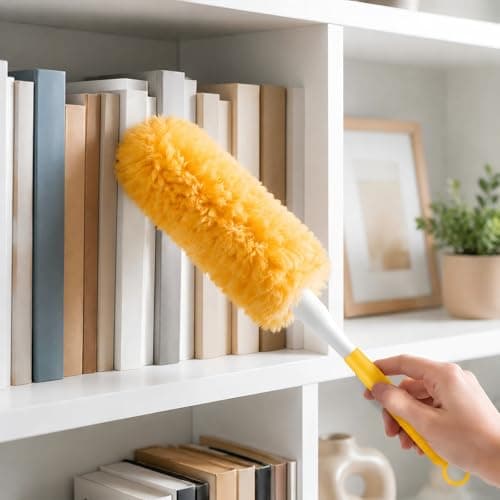 30 Count Duster Refills Kit fit for Swiffer Duster, 360° Heavy Duty Duster Refills, Disposable Microfiber Duster for Cleaning Home (30 Count Refills+1Handle) - Thumbnail 6