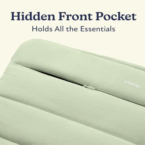 Vandel Puffy Laptop Sleeve Case for 13-14 inch Laptop Sleeve Bag Case 13.3 Inch with Zipper Pocket, Compatible with MacBook Air 13, Pro 14/13 iPad Pro 12.9, HP Dell ASUS, Computer Bag Cover - Thumbnail 5