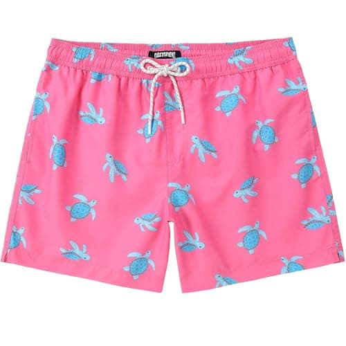 CoozySphere Mens 5 Inch Swim Trunks Quick Dry Bathing Suit Mesh Lining Beach Board Shorts with Pockets M - Image 1