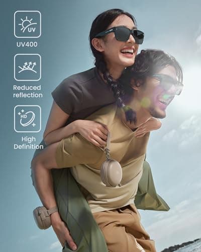 BENEUNDER Polarized Fit Over Sunglasses for Womens & Men, Classic Square Lightweight Folding Sunglasses for Nearsightedness - Thumbnail 4