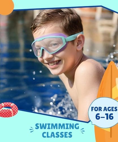 CIFOYA Kids Swim Goggles, 3 Pack Swimming Goggles for Kids 4-16, Anti-Fog UV Protection Pool Glasses for Boys Girls - Thumbnail 3