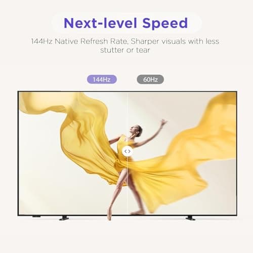 iFFALCON 55-Inch Class QLED 4K F75 Smart TV, Ultra-Slim 1.1'' Floating Picture Frame TV, Seamless Wall-Mount Installation | Dolby Vision IQ, 144Hz, Google TV, Alexa | Works w/Legacy Devices - Thumbnail 6