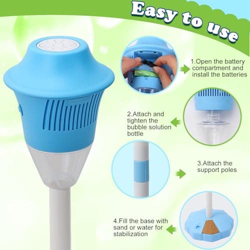 Bubble Stand Machine, Outdoor Tall Bubble Maker,47 Inches - Thumbnail 6