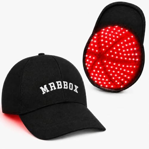 Red Light Therapy for Hair Growth,528 Total Light Emitters,Full-Scalp Coverage,Laser Hair Growth Cap for Men & Women,Black