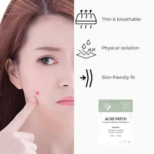 Safirst Zit Patch Hydrocolloid Acne Patches 2 Sizes Invisible Spot Blemish Stickers Easy Removal Treatment for Breakouts Absorbs Zits Hiding Face Emergency Treatments - Thumbnail 4