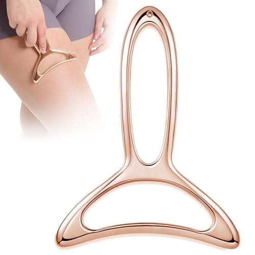 lifechill Lymphatic Drainage Massager & Anti Cellulite Massage Tools for Body Sculpting, Metal Gua Sha & Muscle Scraper Tool Pain Relief Deep Tissue, Gifts for Women, Gold (M) - Image 1