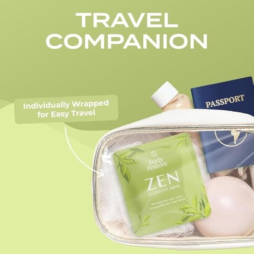 Body Restore Heated Eye Mask for Dry Eyes 5 Pack – Mothers Day Gifts for Mom, Self Heating Warm Compress, Birthday Gifts for Women, Relaxation – Green Tea - Thumbnail 6