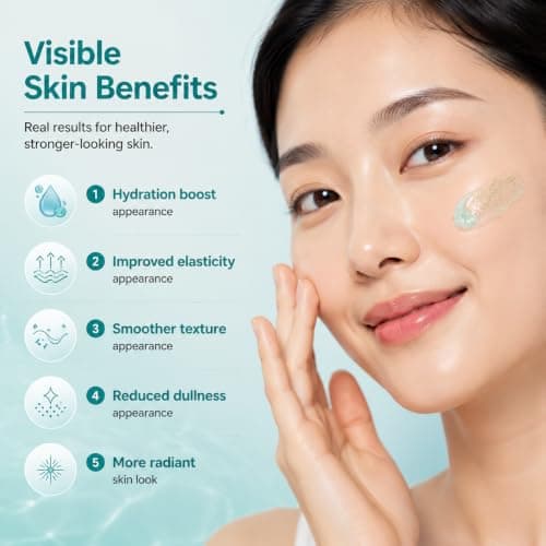 GOERTI PDRN Capsule Cream for Sensitive Skin, Salmon DNA & Peptides, Lightweight Gel Hydrator for Skin Repair, Deep Hydration & Elasticity Boost with Niacinamide for Even Skin Tone 1.76 oz - Thumbnail 6