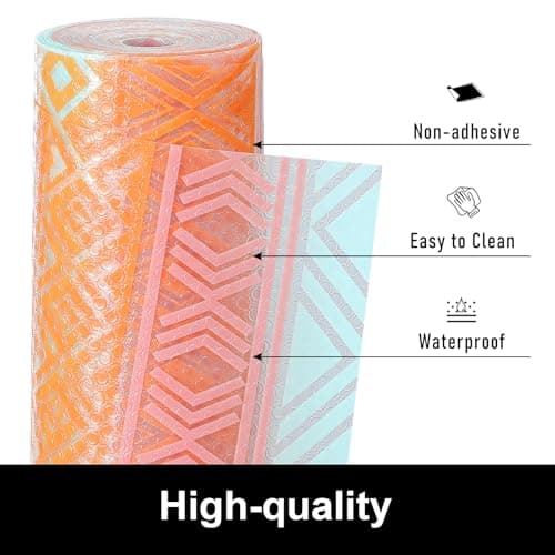 Cooyes Shelf and Drawer Liners for Kitchen Cabinets, Non Adhesive Cabinet Liner, EVA Waterproof Durable Non-Slip Drawer Mats for Shelves, Refrigerator, Storage, Desks（11.8" W x 118" L） - Thumbnail 2