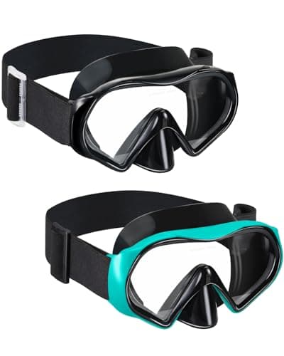 Aegend Diving Mask for Adult Youth, Anti-Fog Anti-UV Wide View Snorkel Mask for Scuba Diving Swimming Snorkeling - Image 1
