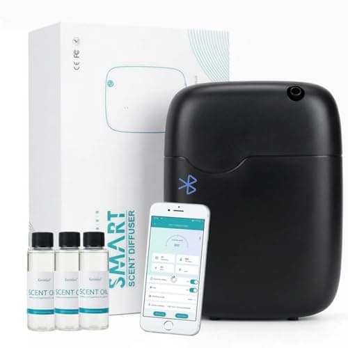 Kevinleo Waterless Essential Oil Diffuser – Bluetooth App Control, 2000 sq ft Coverage, Cold Air Atomizing for Home Office Commercial Use - 3pcs Oil Included (20ml/Bottle) - Image 1
